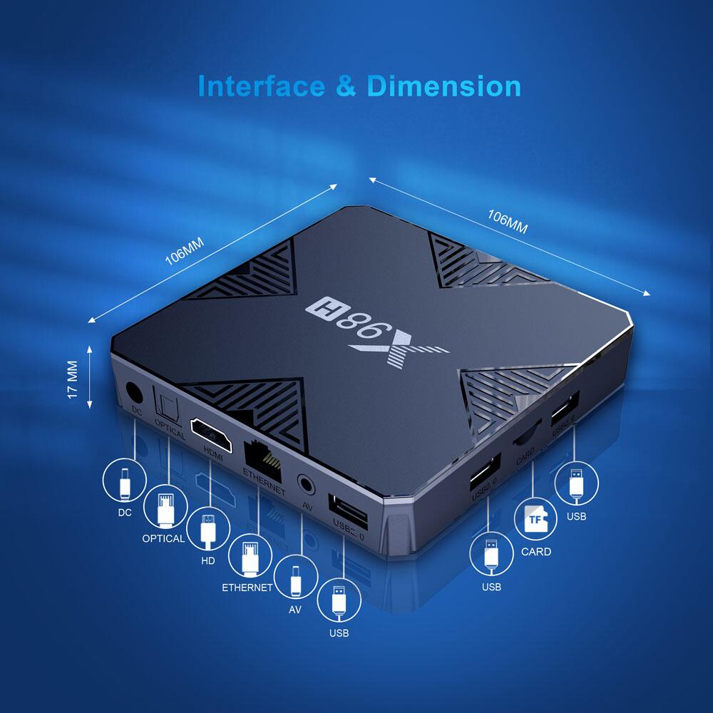 Unbeatable Features of X98H Allwinner H618 smart tv box