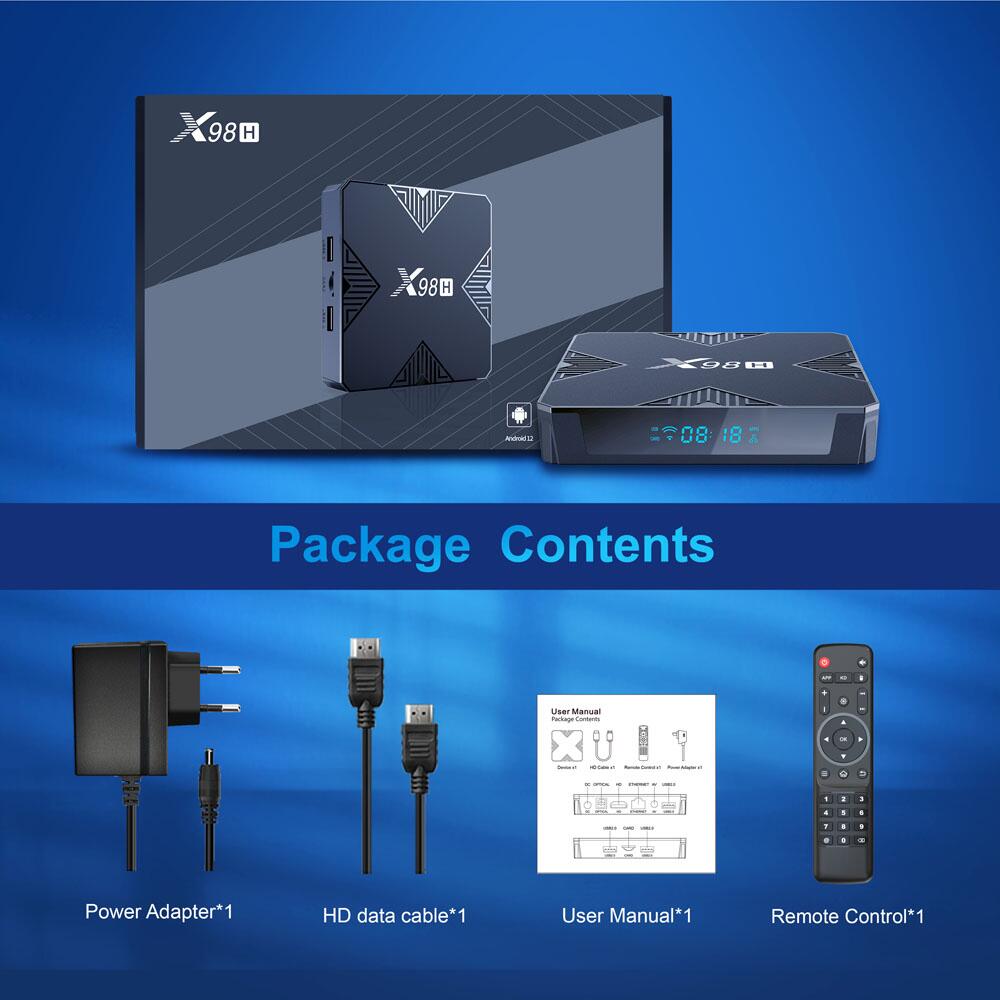 Unbeatable Features of X98H Allwinner H618 smart tv box