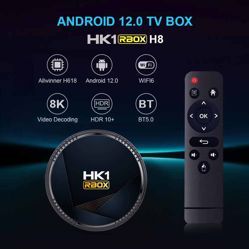 HK1 RBOX H8 Allwinner H618 ott tv box: Your Ticket to a World of Entertainment