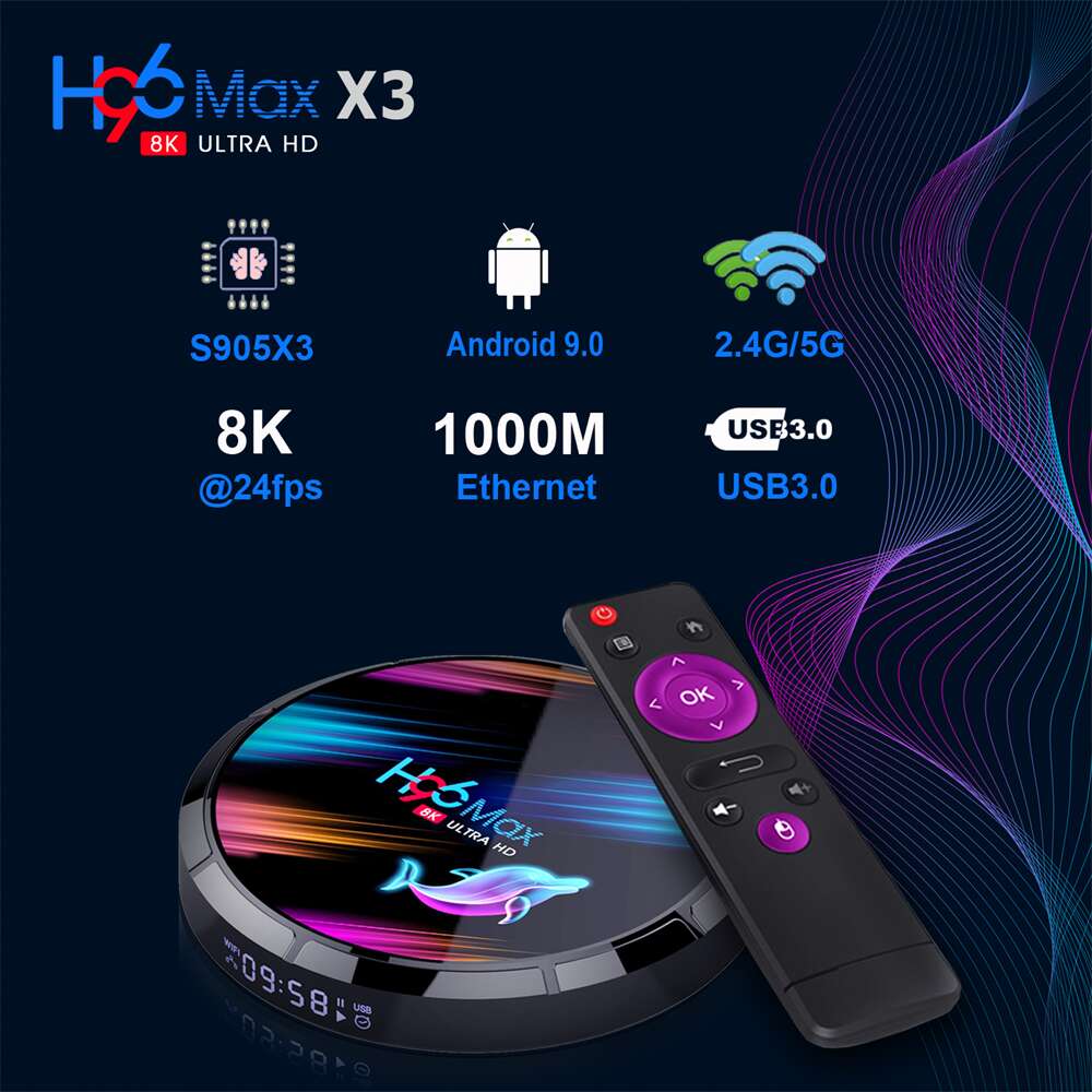 H96 Max X3 Amlogic S905X3 ott tv box: Leading the Way in TV Box Technology