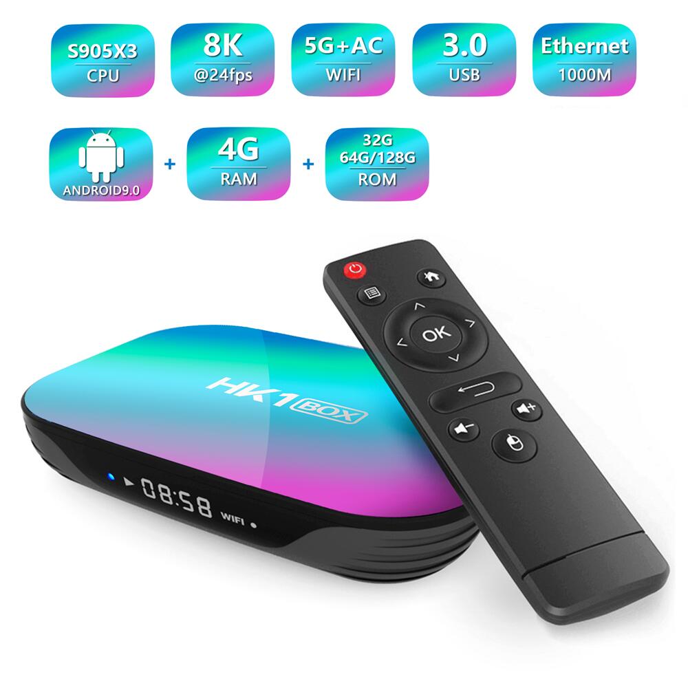 HK1 BOX Amlogic S905X3 streaming player: Made in China for Global Entertainment