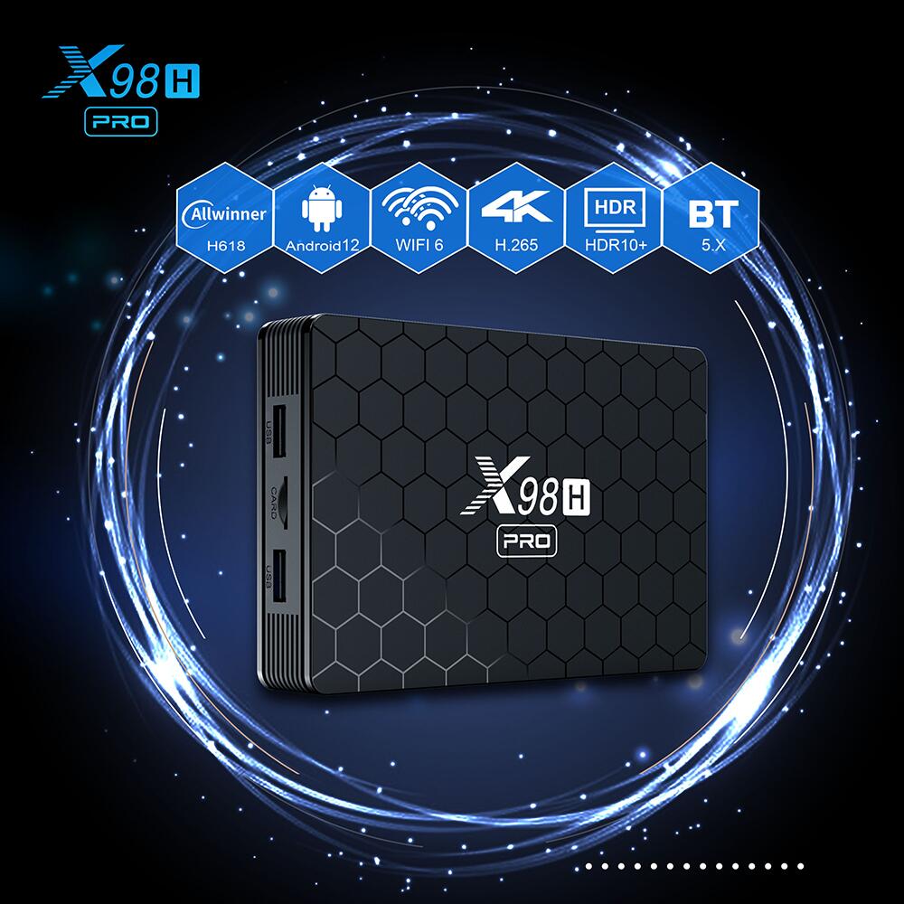 Unleash Power with X98H Pro Allwinner H618 streaming player