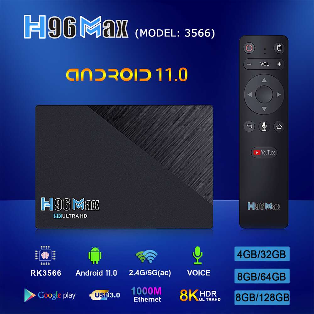 H96 Max RK3566 Rockchip RK3566 streaming player: Customized Entertainment for You